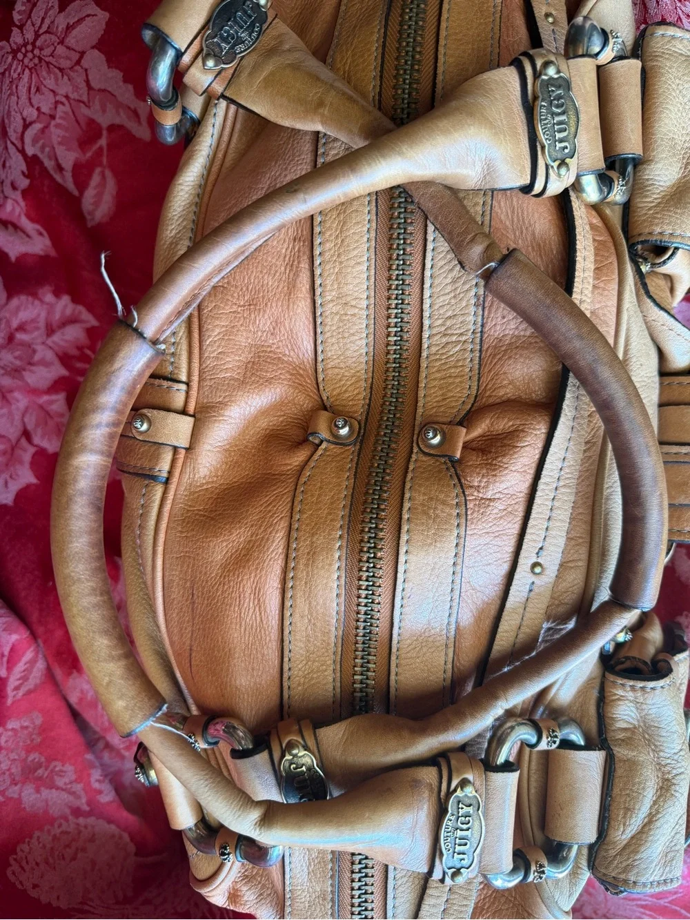 Vintage Leather Juicy Couture Purse - Picture 7 of 14